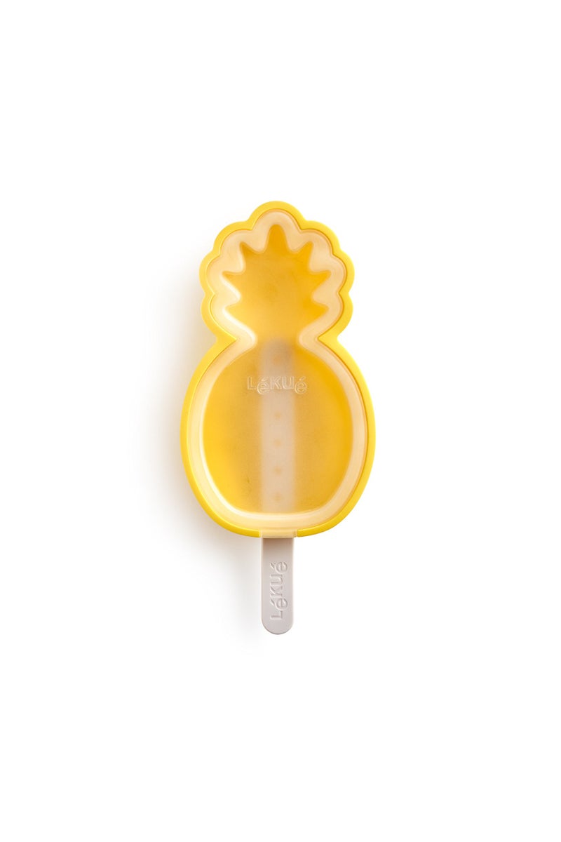 Lekue Pineapple Ice Cream Pop Mold (1 Unit), Yellow - Image 1